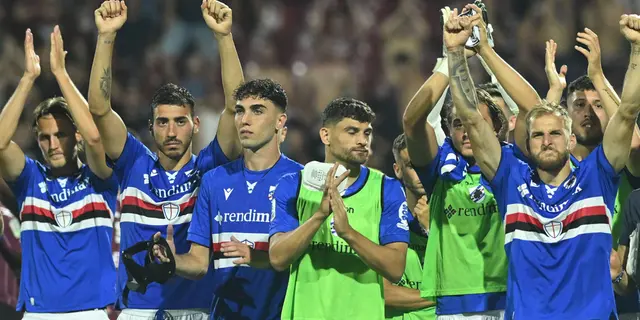 Serie B: Sampdoria klara för Serie B