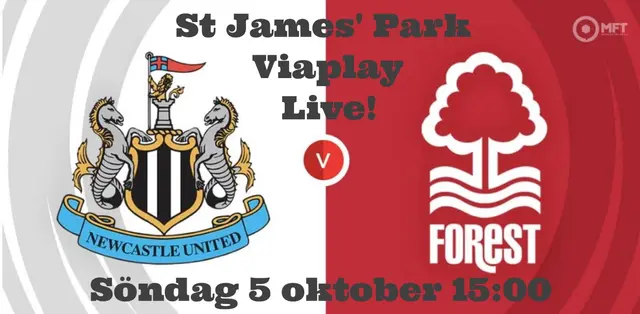 Inför: Newcastle - Nottingham Forest