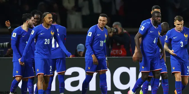 Frankrike tar sig an Colombia 