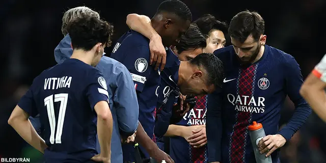 PSG i chock – Hakimi kan bli borta länge efter tackling