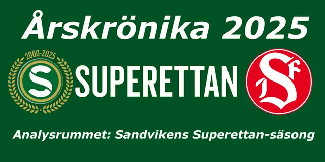Årskrönika Superettan 2025: Sandvikens IF