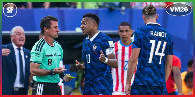 Frankrike vidare från stökig åttondelsfinal mot Paraguay