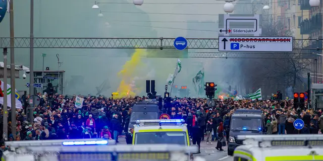 Bildextra från Hammarbys premiärmarsch