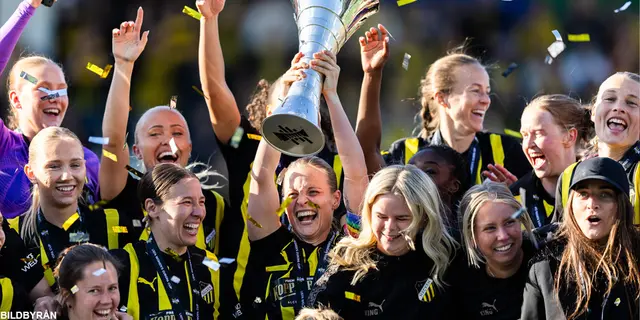 Felicia Schröder historisk när Häcken vann Europa Cup