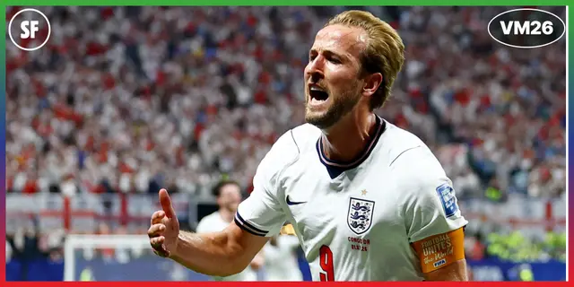 ”Kung Kane - skjuter Three Lions till åttondelen”