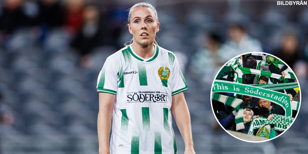 Arnardóttir om Hammarby-fansen: “Helt sjukt hur bra de är”