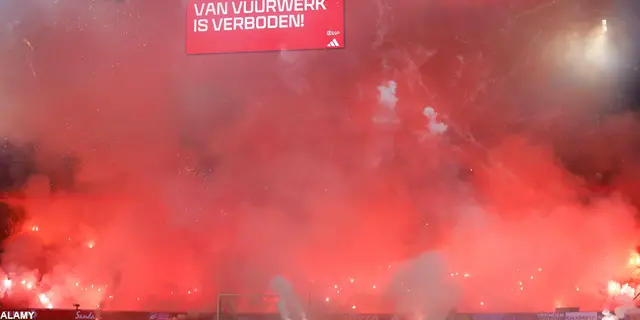 Kaos i Holland – bengalkastning avbröt stormatch