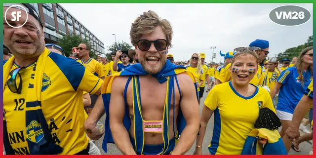 Bildextra: De svenska fansen laddar upp