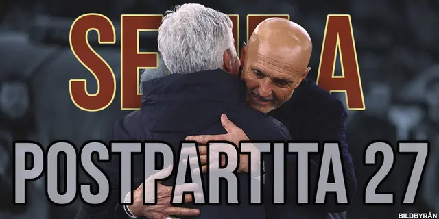 Postpartita 27: Ingen förlorare i ödesmatchen på Olimpico