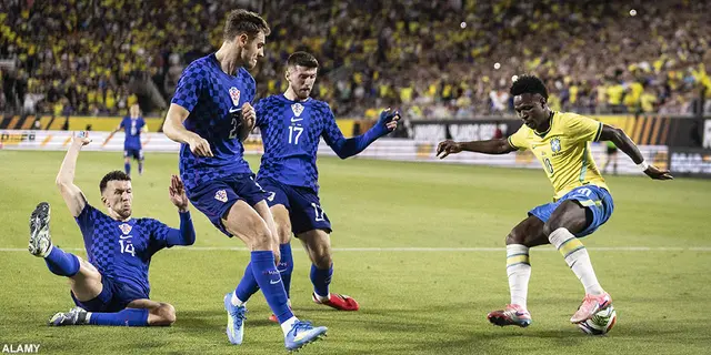 Kroatien förlorade mot Brasilien