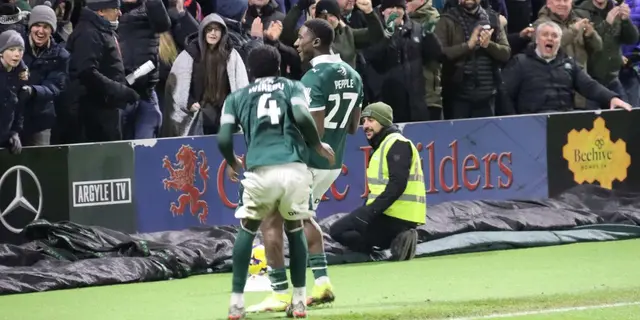 Argyle räddade poäng sent