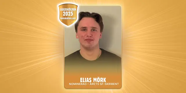 Guldskölden 2025 – nominerad till årets SF-skribent: Elias Mörk