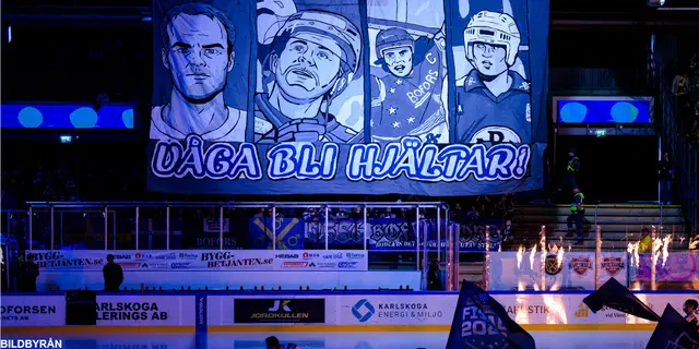 Bildextra: Tifo inför den tredje finalmatchen