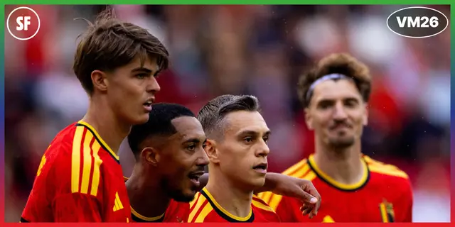 TV-guide: Var man kan se Belgien - Egypten