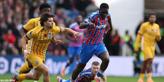 Spelarbetyg: Crystal Palace - Brighton (0-0)