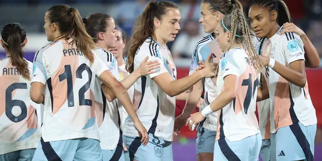 Seger för Spanien i genrepet