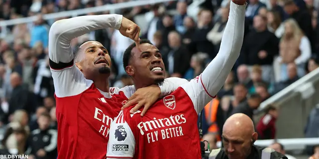 Tre poäng till Arsenal borta mot Newcastle
