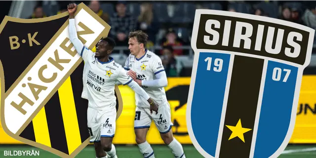 Inför IK Sirius - BK Häcken