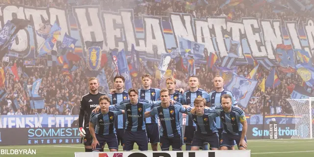 Bildextra: Djurgårdens tifo mot Malmö