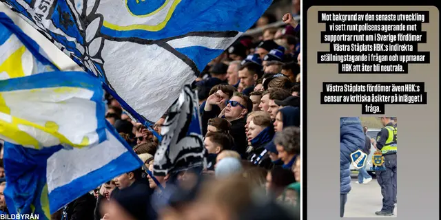 Polissamarbete skapar supporter-storm i Halmstad – HBK har tagit ner videoklipp