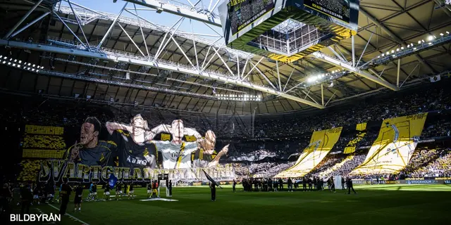 Bildextra: Mäktigt tifo i Stockholms-derbyt