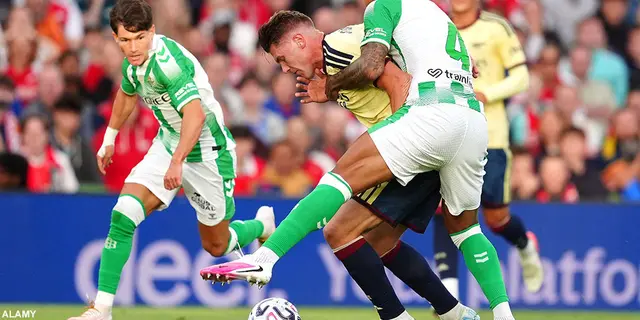 Arsenal förlorade mot Betis
