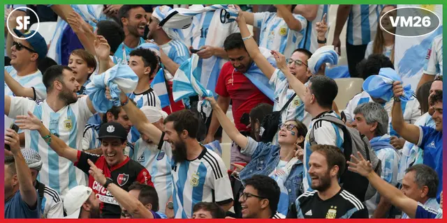 Argentina-fansen rankas etta – här är VM:s snyggaste supportrar