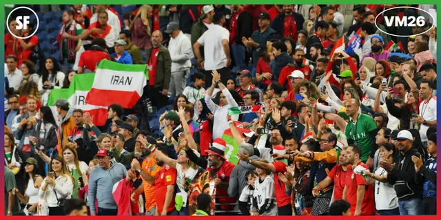Politiska protester präglade Irans tredje VM-match