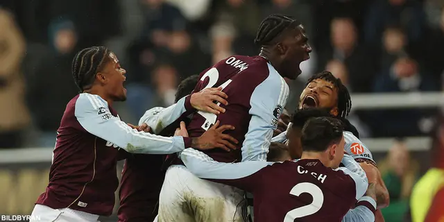 Aston Villa tillbaka på segertåget - stabil seger i Newcastle