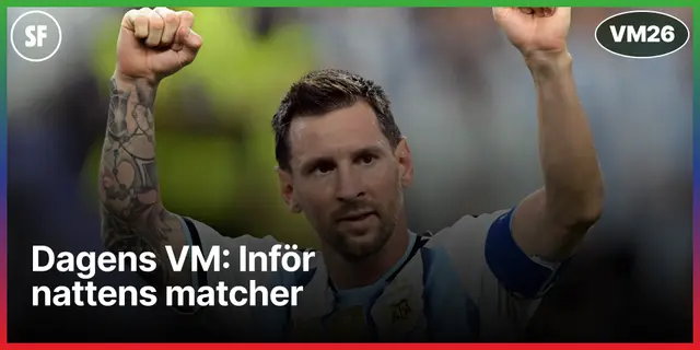 Dagens VM: Inför nattens matcher - 3 juli