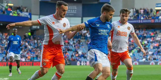 Rangers hemma mot Dundee United