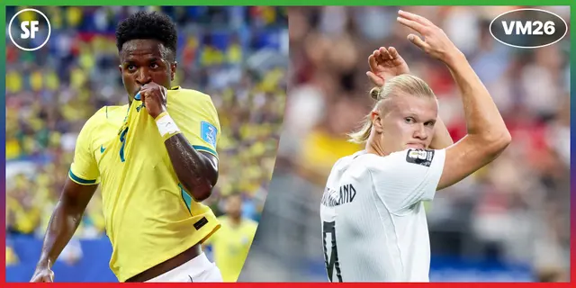 TV-guide: Här kan du se Brasilien – Norge i VM-åttondelen i VM 2026