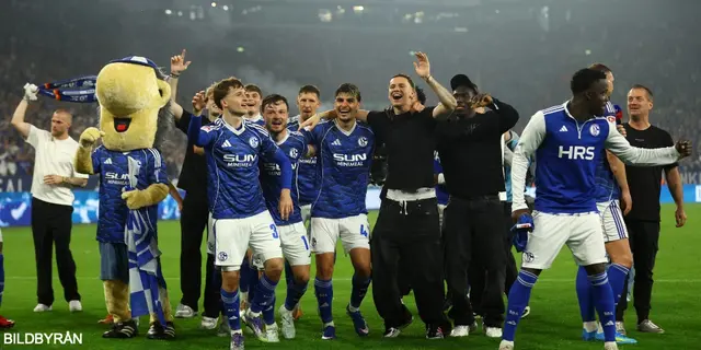 Bildextra: Schalke 04 firar uppflyttningen