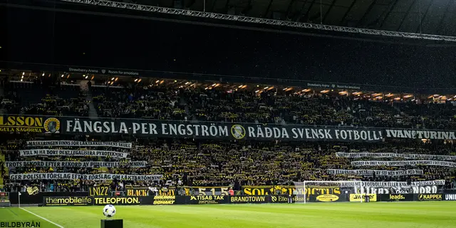 AIK-supportrarnas “Fängsla Per Engström” – banderoll anmäls 
