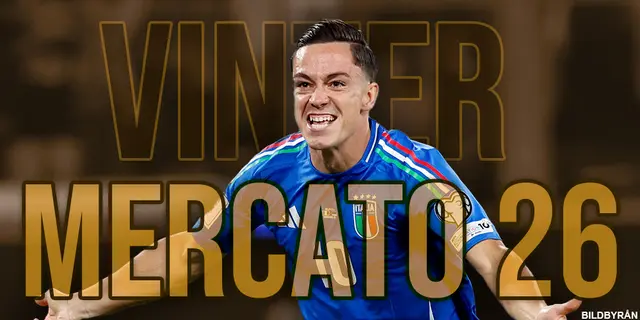 Mercato Inverno 2026: 13/1 - Raspadori nobbar Gasperini för Atalanta