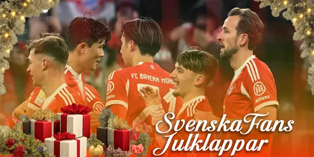 SvenskaFans julklappar – Bayern München ”En fullstark elva”