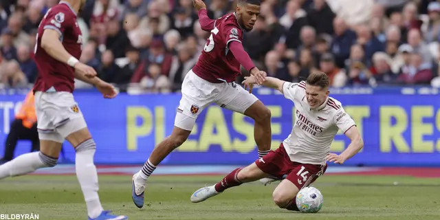 West Ham föll borta mot Arsenal i ångestmötet