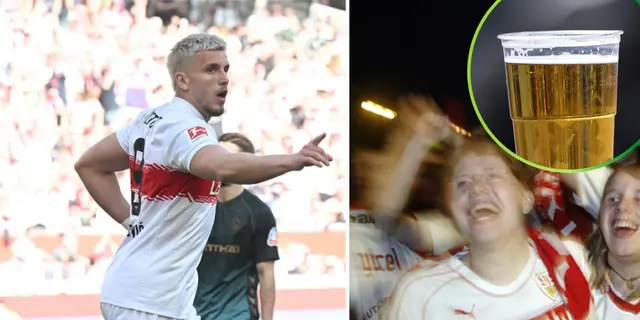 Demirovics drag – bjöd fansen på öl