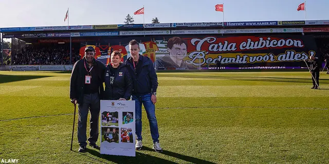 Tvätterskan hyllades med tifo efter 27 år i klubbens tjänst