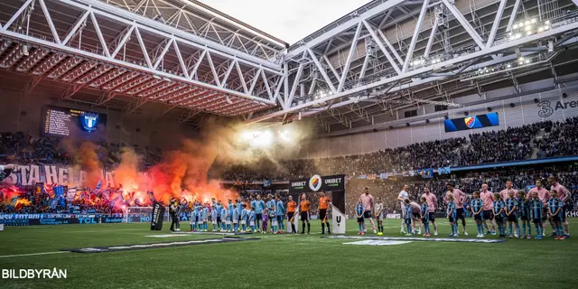 Bildextra: Djurgårdens tifo mot Malmö