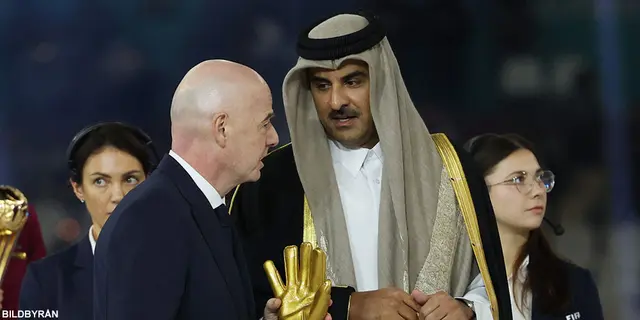 JUST NU: Qatar backar Infantino och vatten är vått