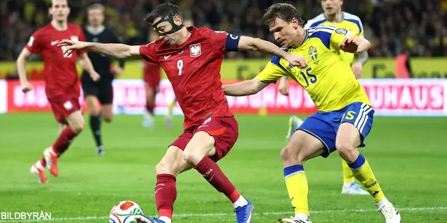 Polen släpper in sent mål och missar VM