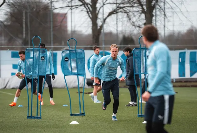 Bildspecial från Malmös träning