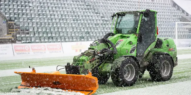 Bisarra scener: Superettan-matchen avbruten