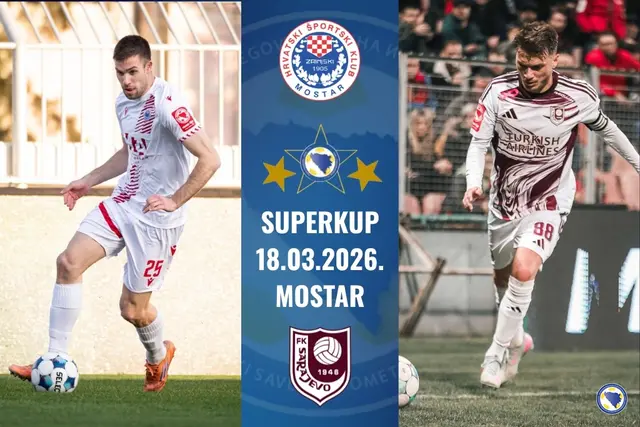Bosniska Supercupen: Zrinjski och Sarajevo slåss om titeln ikväll