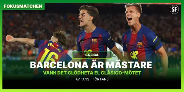 KLART: Barcelona är spanska mästare – spelade ut Real Madrid