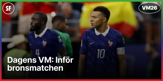 Dagens VM: Allt inför bronsmatchen
