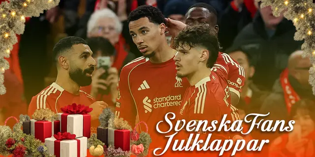 SvenskaFans julklappar – Liverpool ”En uppåtgående form”