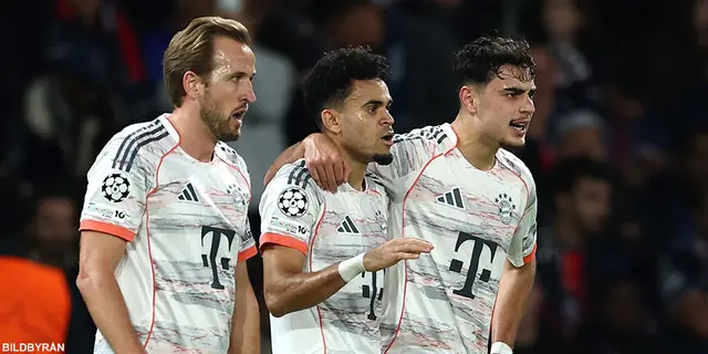 10-man Bayern besegrade mästarna PSG på bortaplan