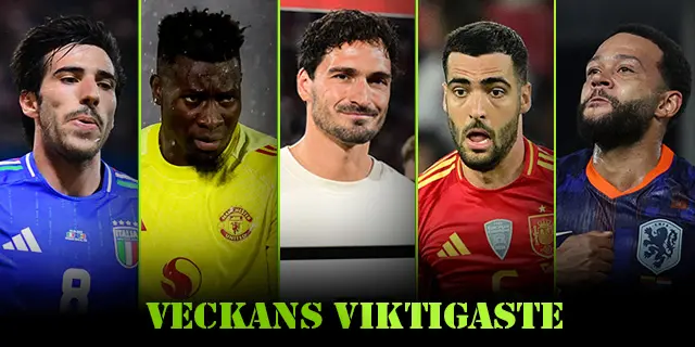 Veckans Viktigaste highlights: